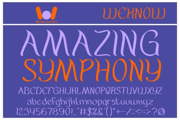 Amazing Symphony: Elevating Design with Whimsical Typography
