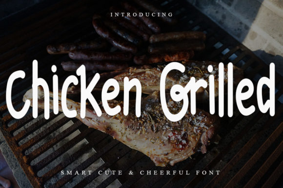 Chicken Grilled: The Playful Display Font for Bold Designs