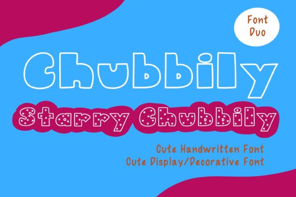 Chubbily and Starry Chubbily: Strategic Typography for Targeted Brand Communication