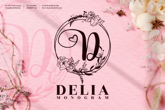 Delia Monogram: A Guide to Elegant Typography