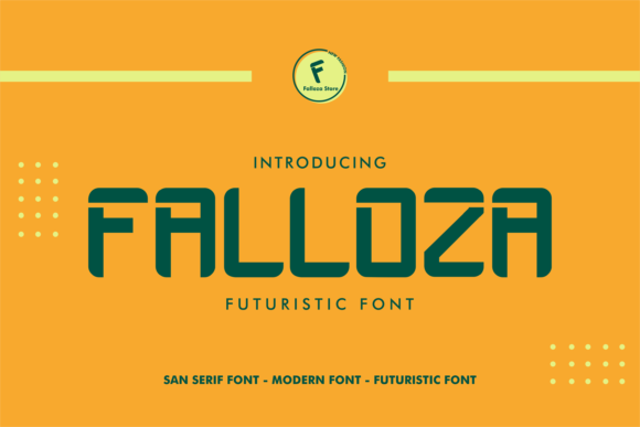 Falloza: Strategic Typography for Bold, Futuristic Brand Identity
