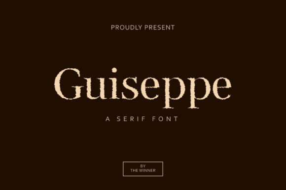 Guiseppe: The Strategic Edge of a Uniquely Designed Display Font