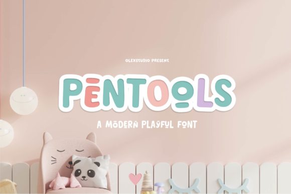 Pentools: The Playful Display Font for Modern Design