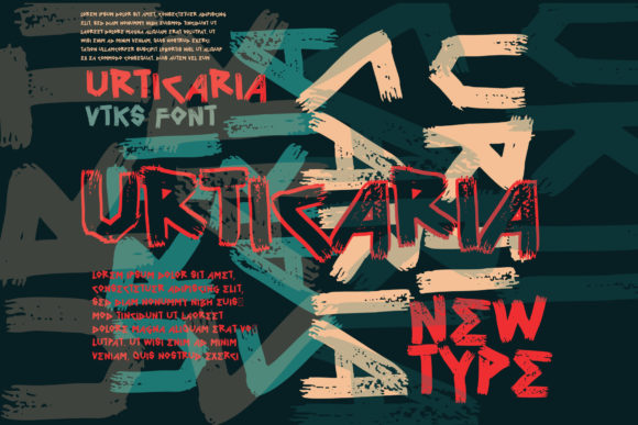 Urticaria: Why This Brushed Display Font Might Be the Perfect Fit for Your Next Project