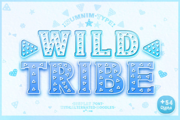 Wild Tribe: A Bold Display Typeface for Authentic Branding